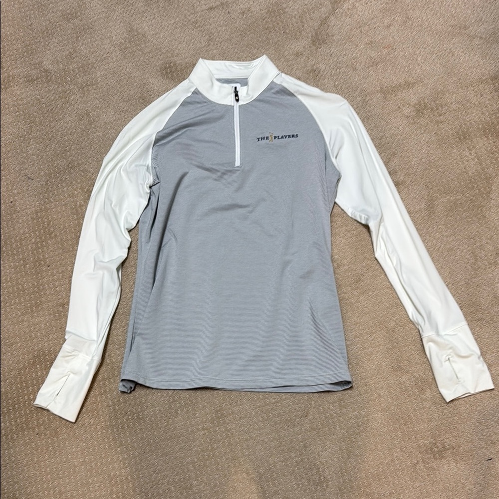 FootJoy Gray and White Women's Top